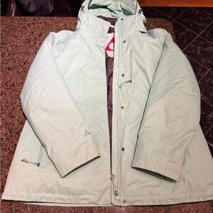 Women's Mint Green Ski Jacket
